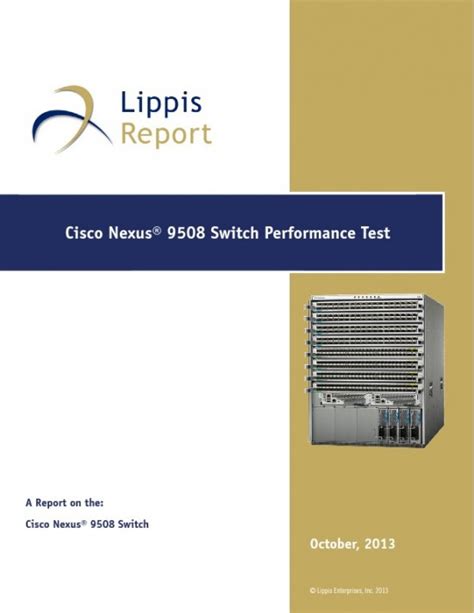 Cisco Nexus 9508 Switch Shines for 40GbE Aggregation in .